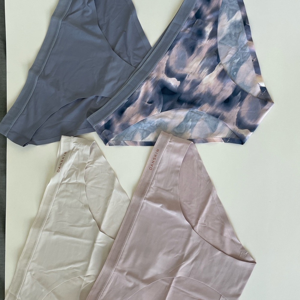 Danskin Intimates Blue and White Lingerie